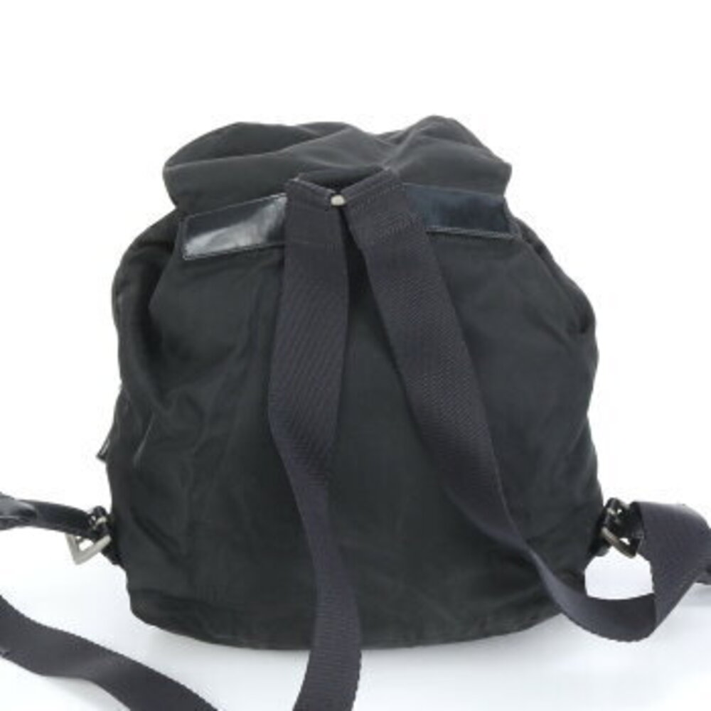 Prada Tessuto triangle logo leather backpack - Picture 3 of 9